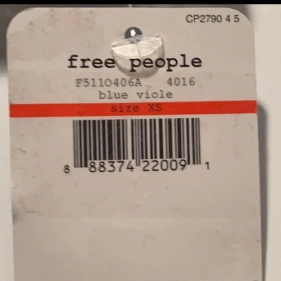 Free People Blue Violet Lace Bandeau XS - Picture 6 of 6